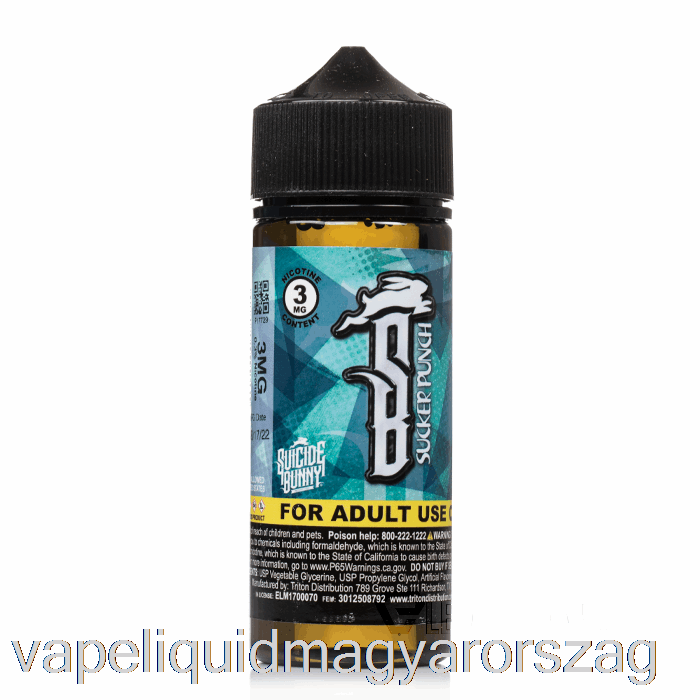 Sucker Punch - öngyilkos Nyuszi - 120ml 0mg Vape E Cigi